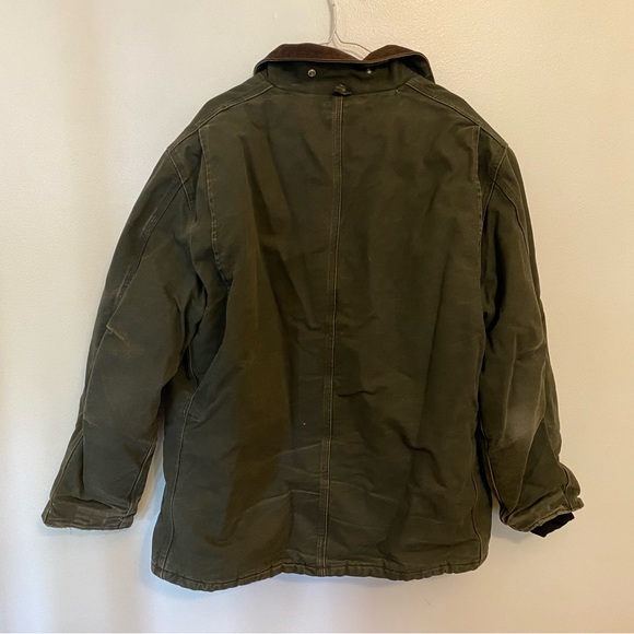 Carhartt C26 MOS Canvas Duck Quilt Lined Chore Coat Mens XL - Picture 6 of 6